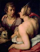 CORNELIS VAN HAARLEM Venus and Adonis as lovers Spain oil painting artist